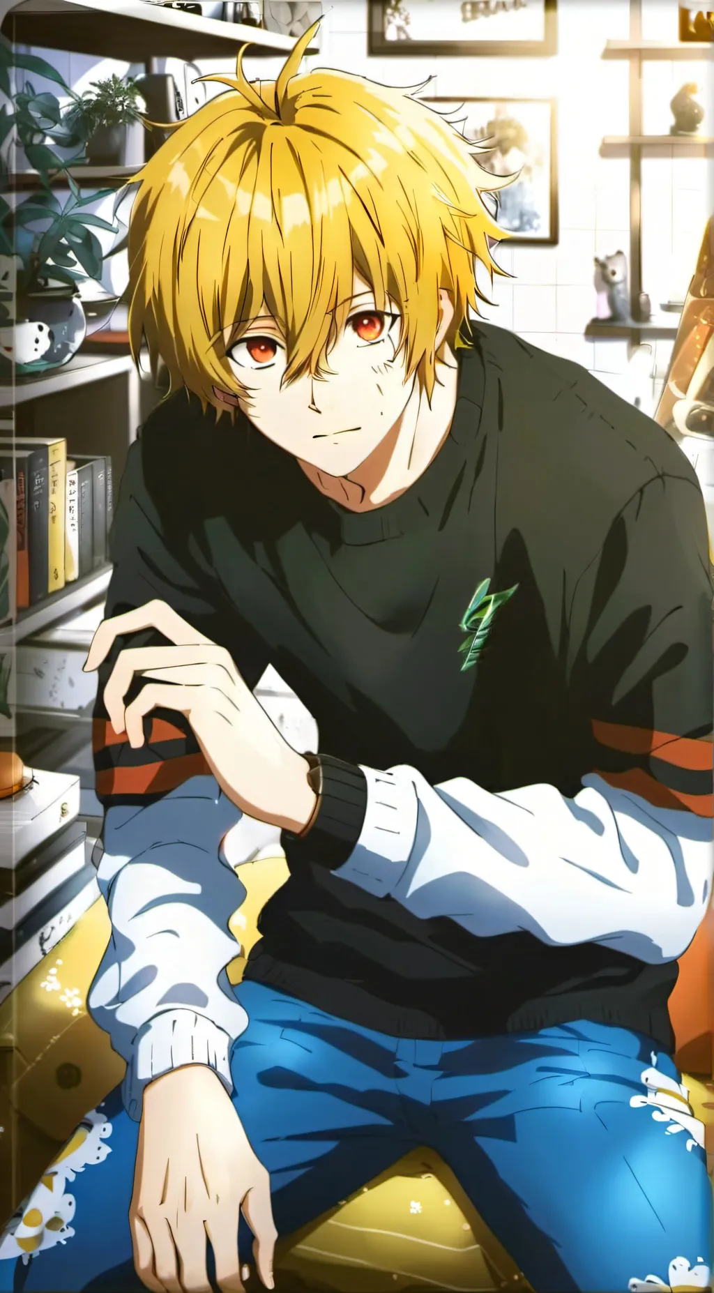 ai character: Denki background