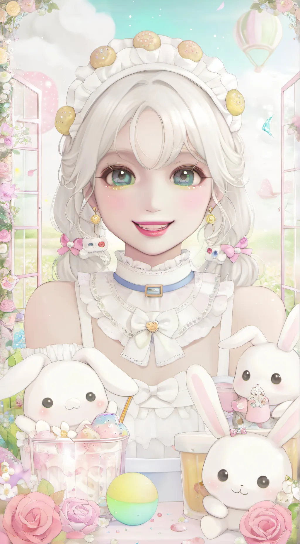 ai character: leah  background