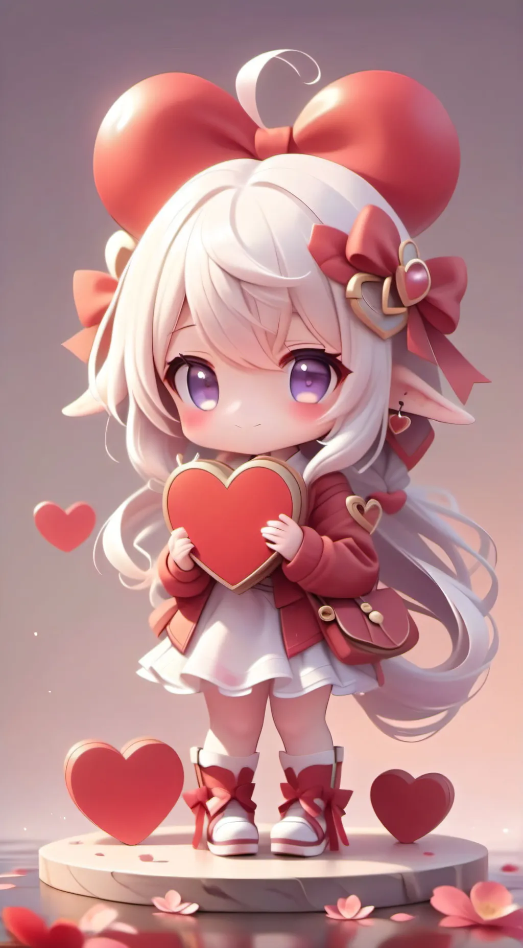 ai character: love tester background
