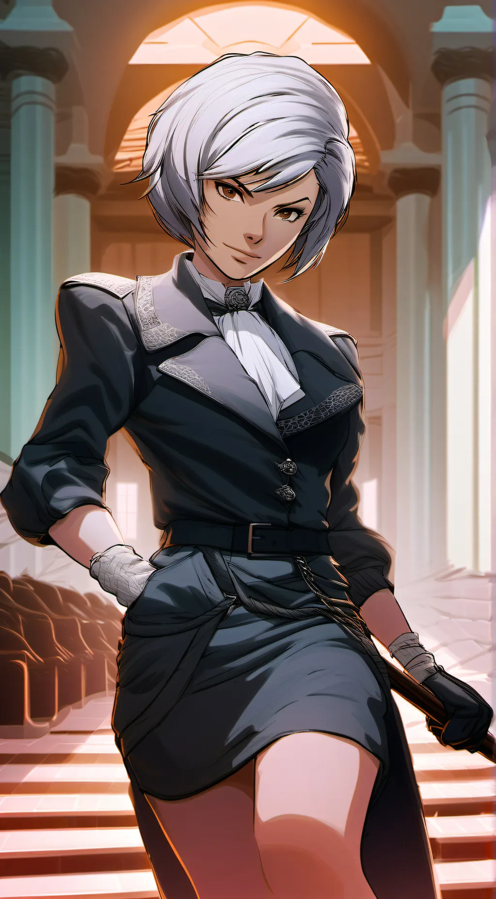 ai character: Franziska background