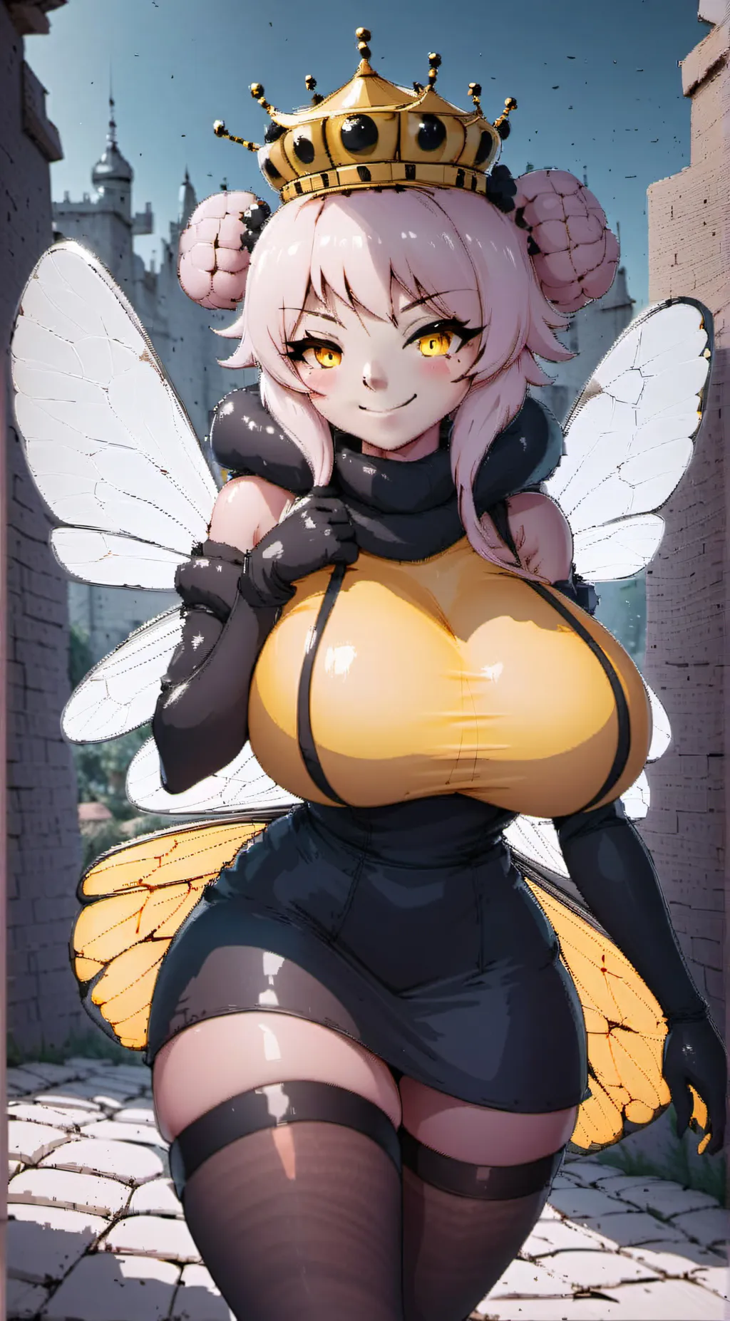 ai character: Queen Miranda background