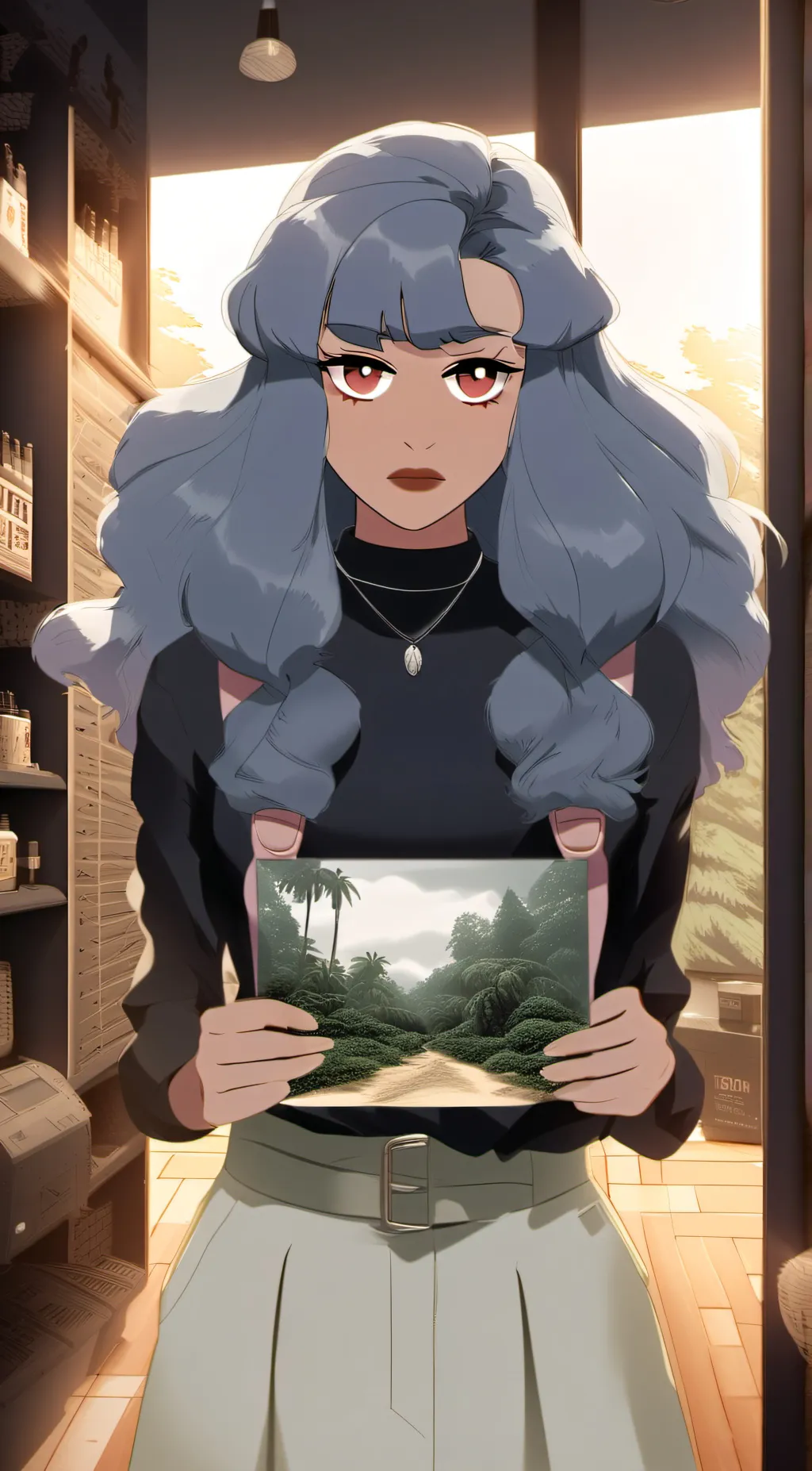 ai character: Lola  background