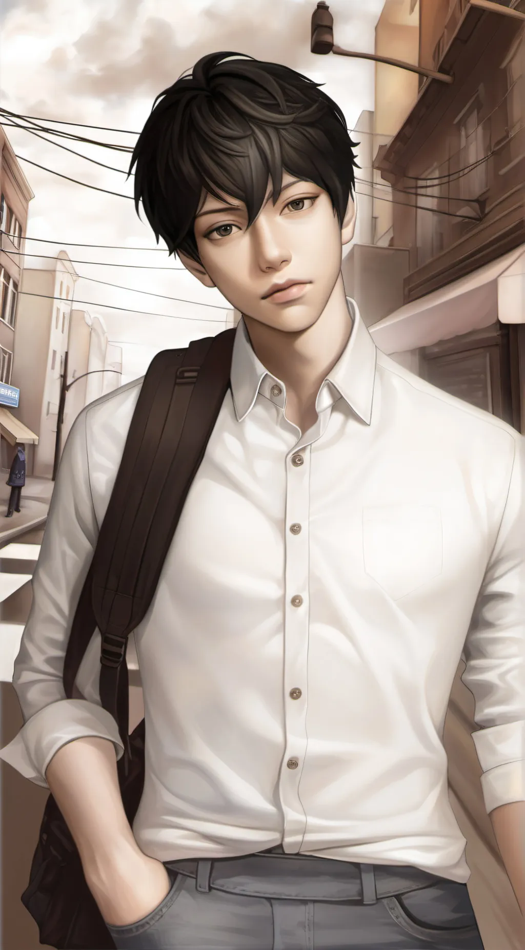 ai character: Matthew  background