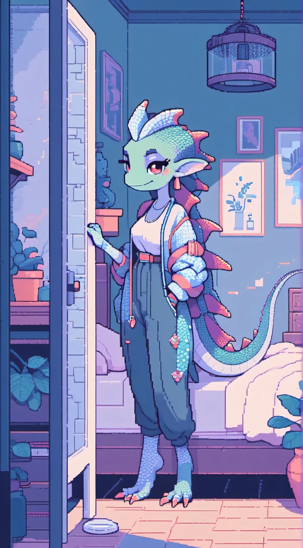 ai character: Sunny background