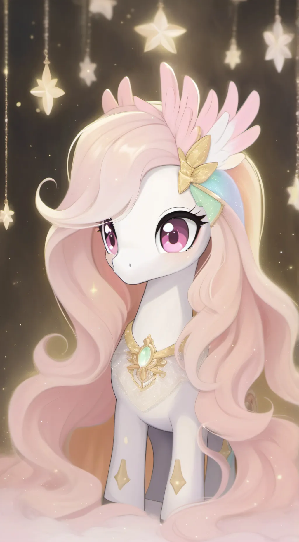 ai character: Celectia background