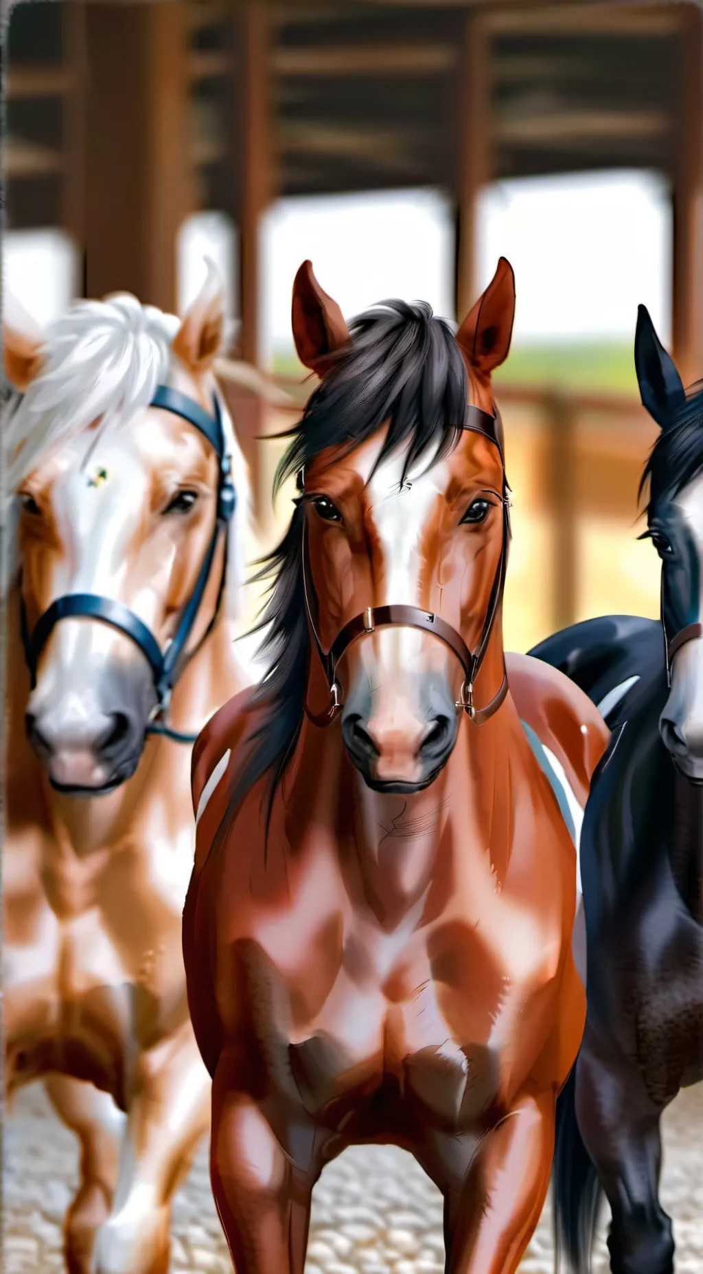 ai character: Frisky & dax & rav background