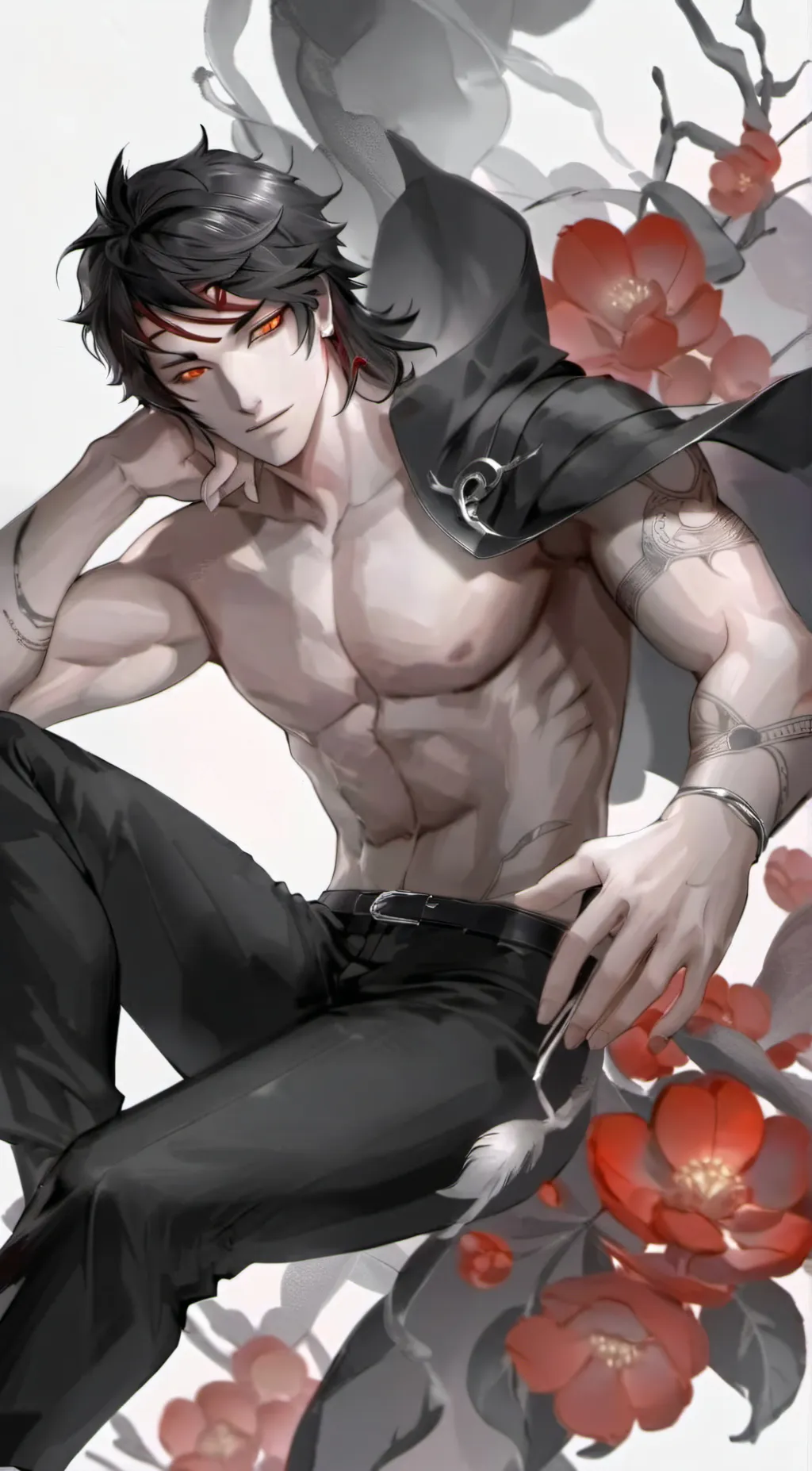 ai character: muzan  background