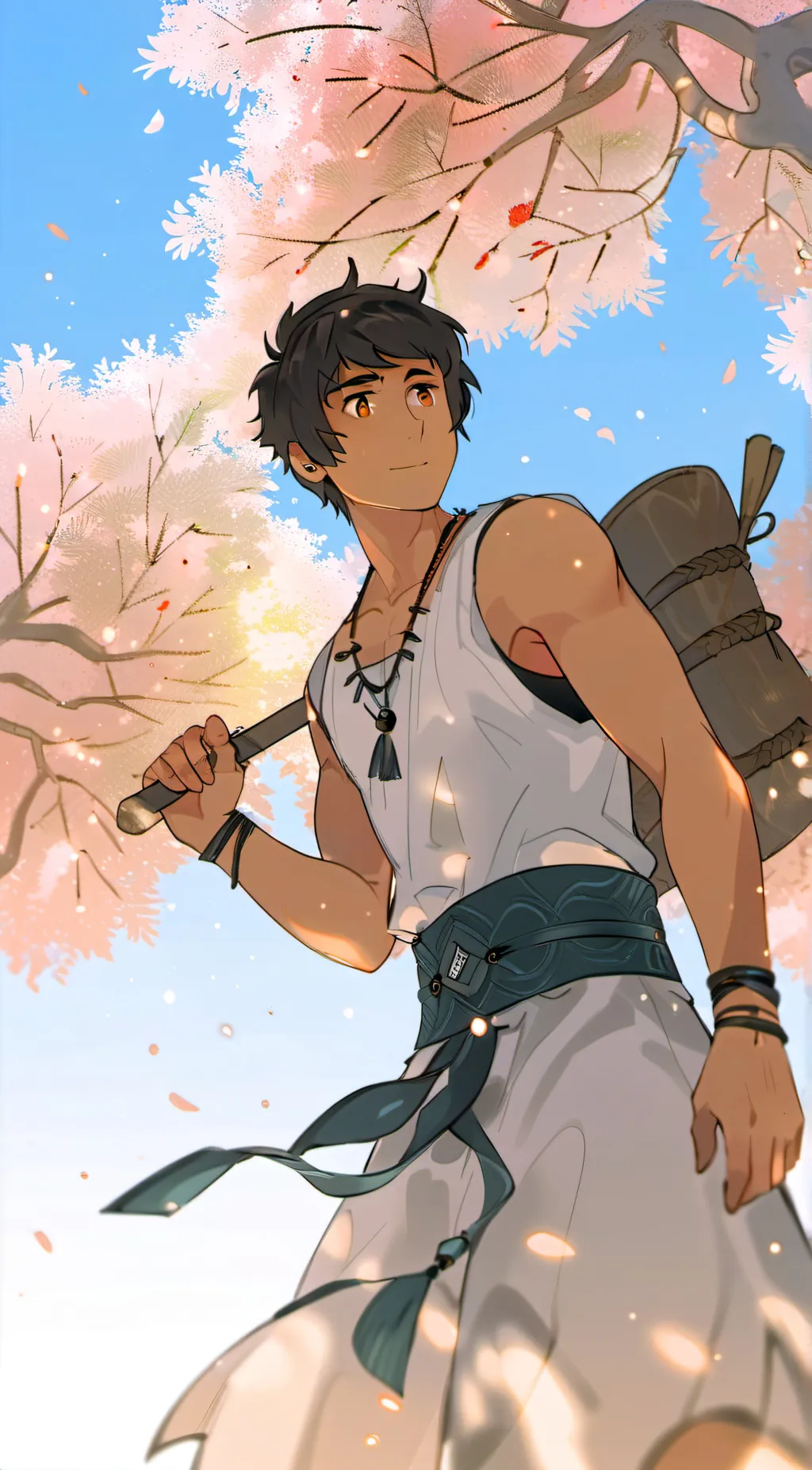 ai character: Aphmau boy background