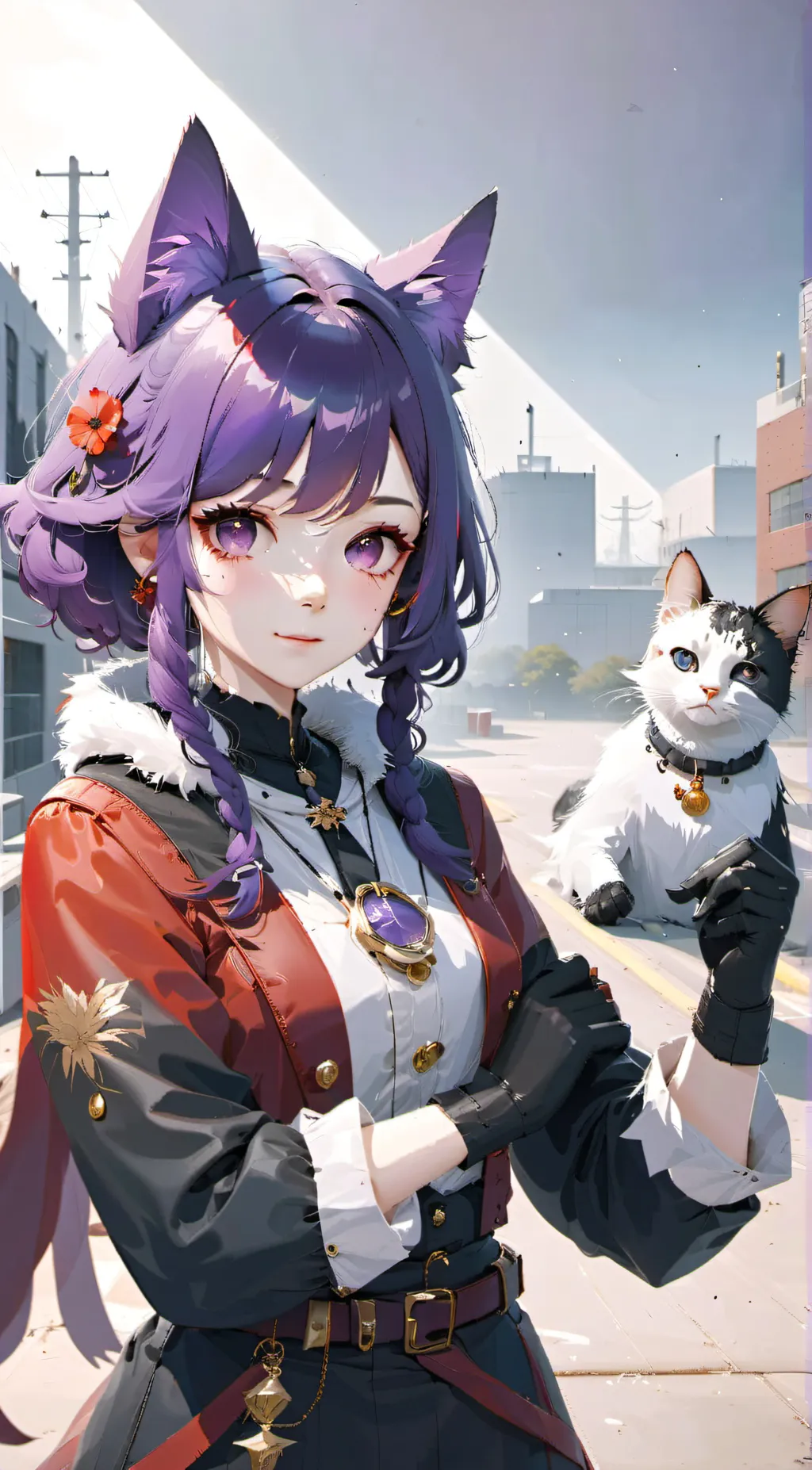 ai character: Catnap background