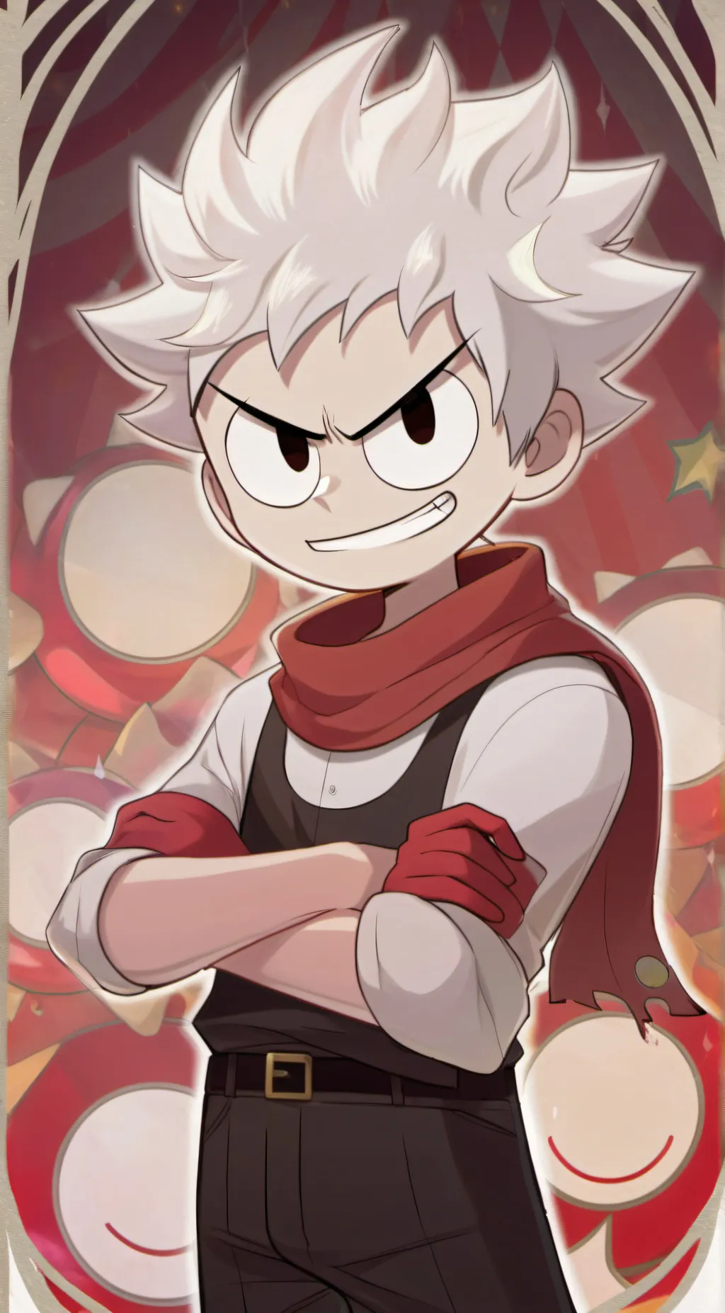 ai character: Cuphead  background