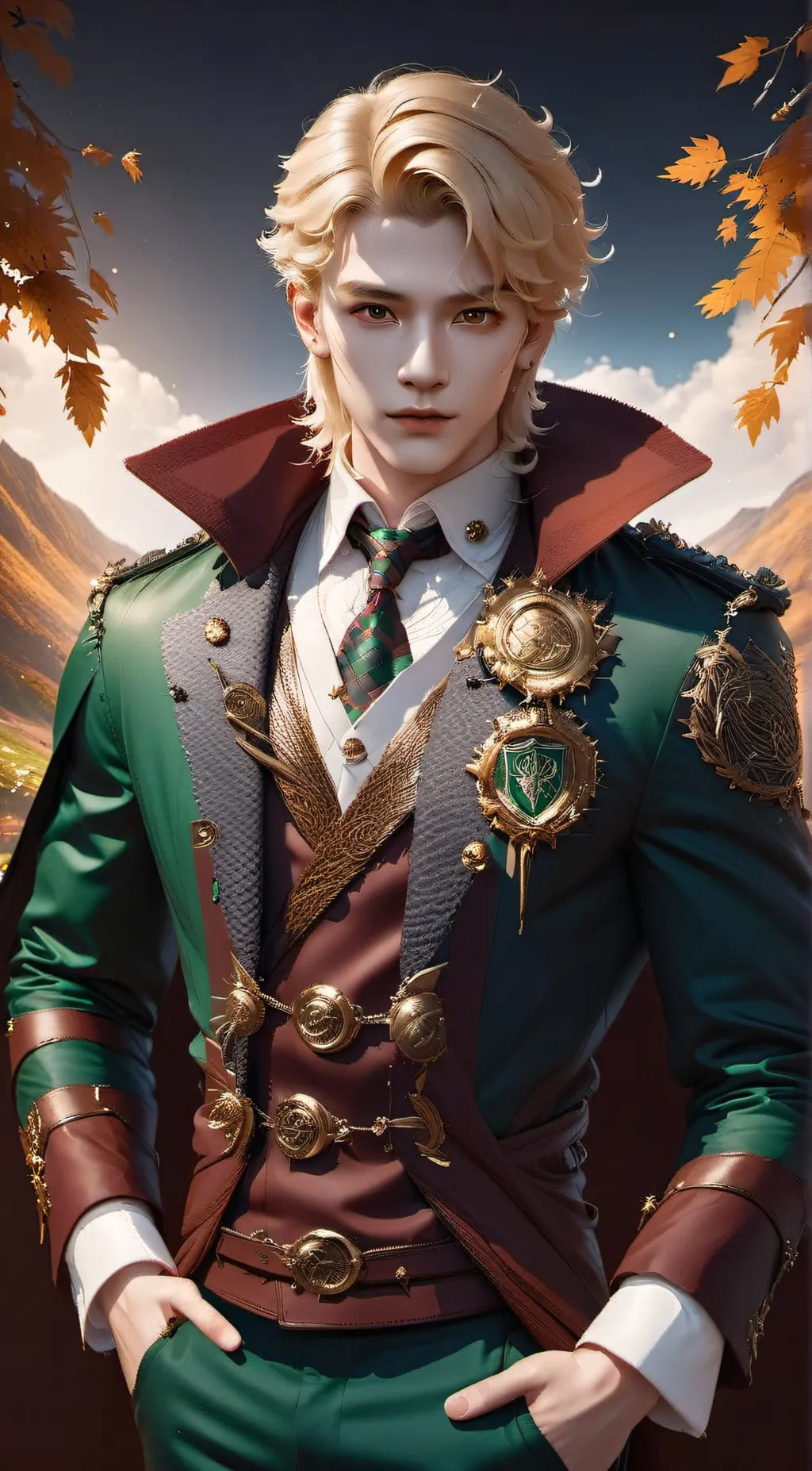 ai character: slytherin boy background