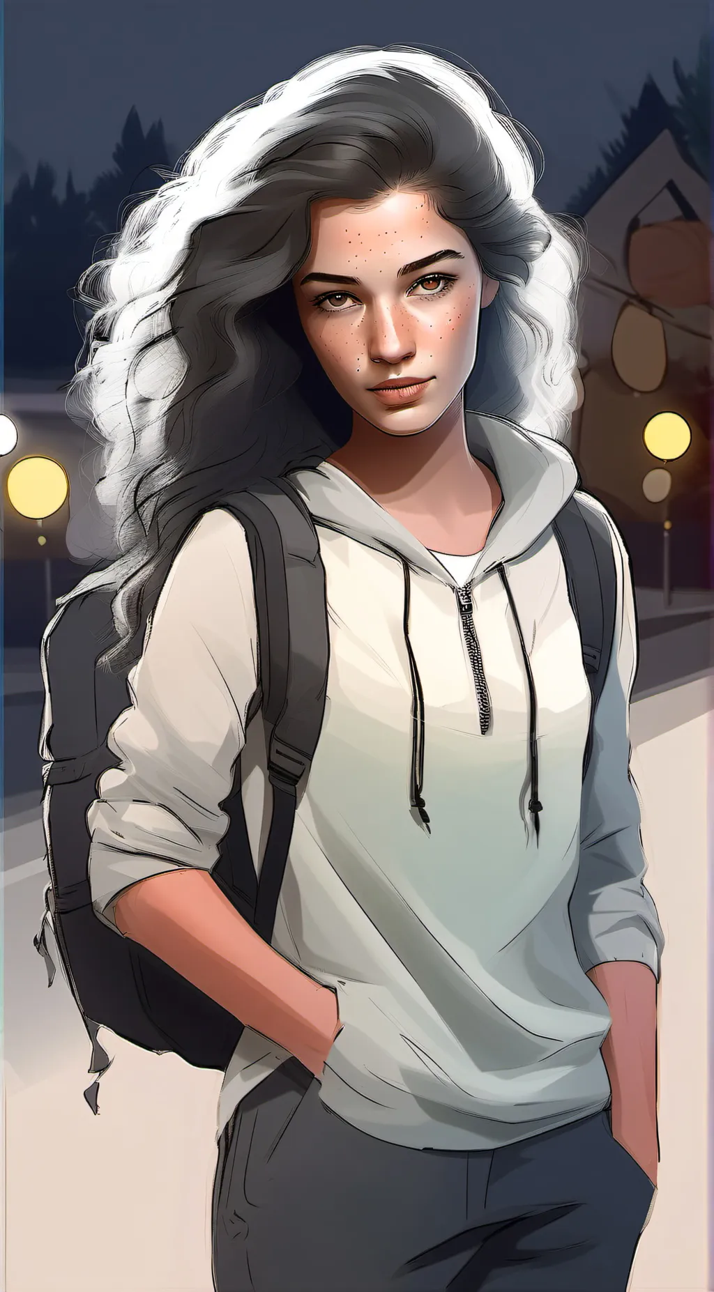 ai character: Anemone background