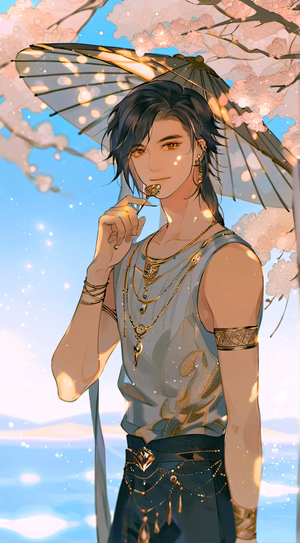 ai character: Aiden  background