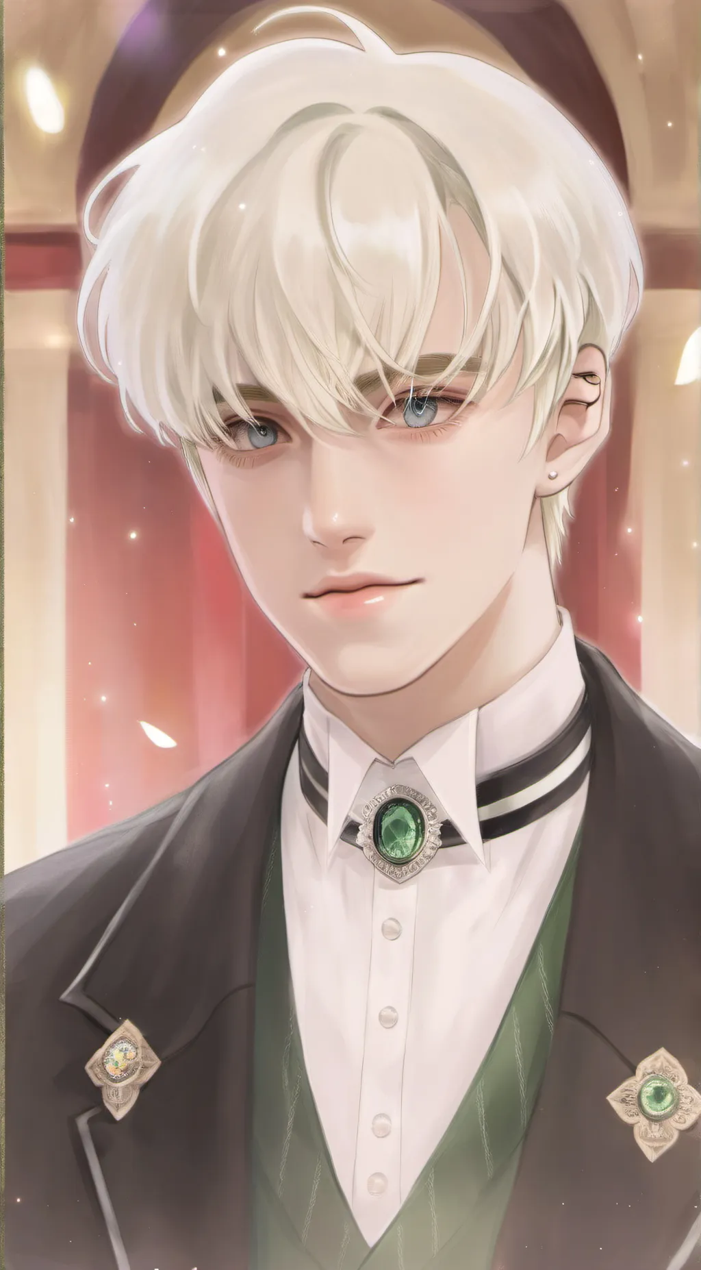 ai character: draco malfoy  background
