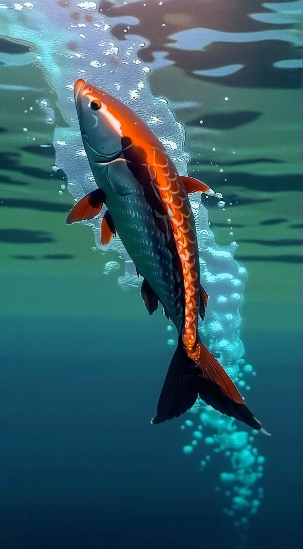 ai character: Fish XD background