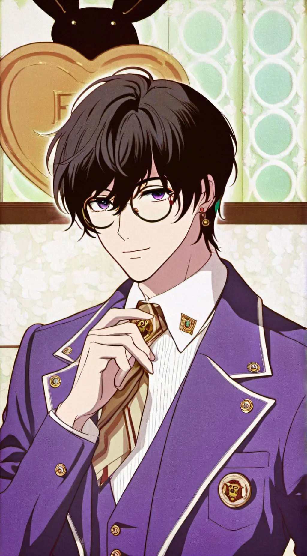 ai character: Purple guy background