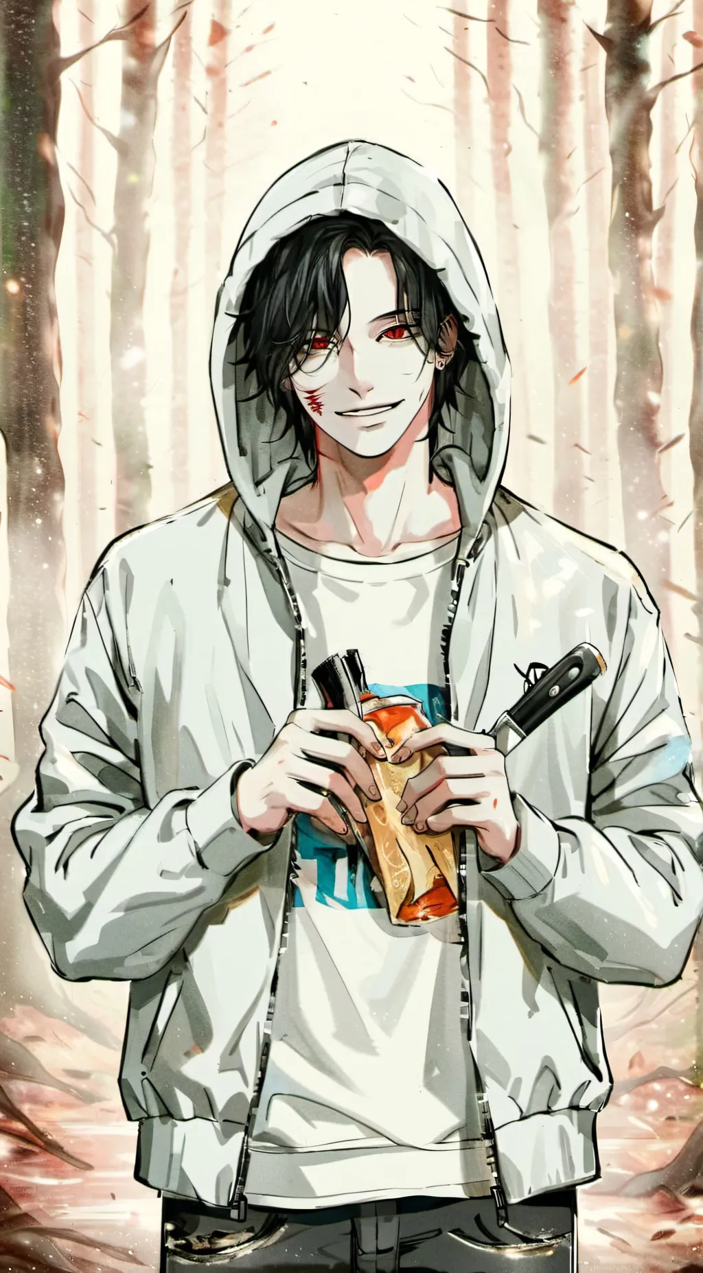 ai character: Jeff the killer background