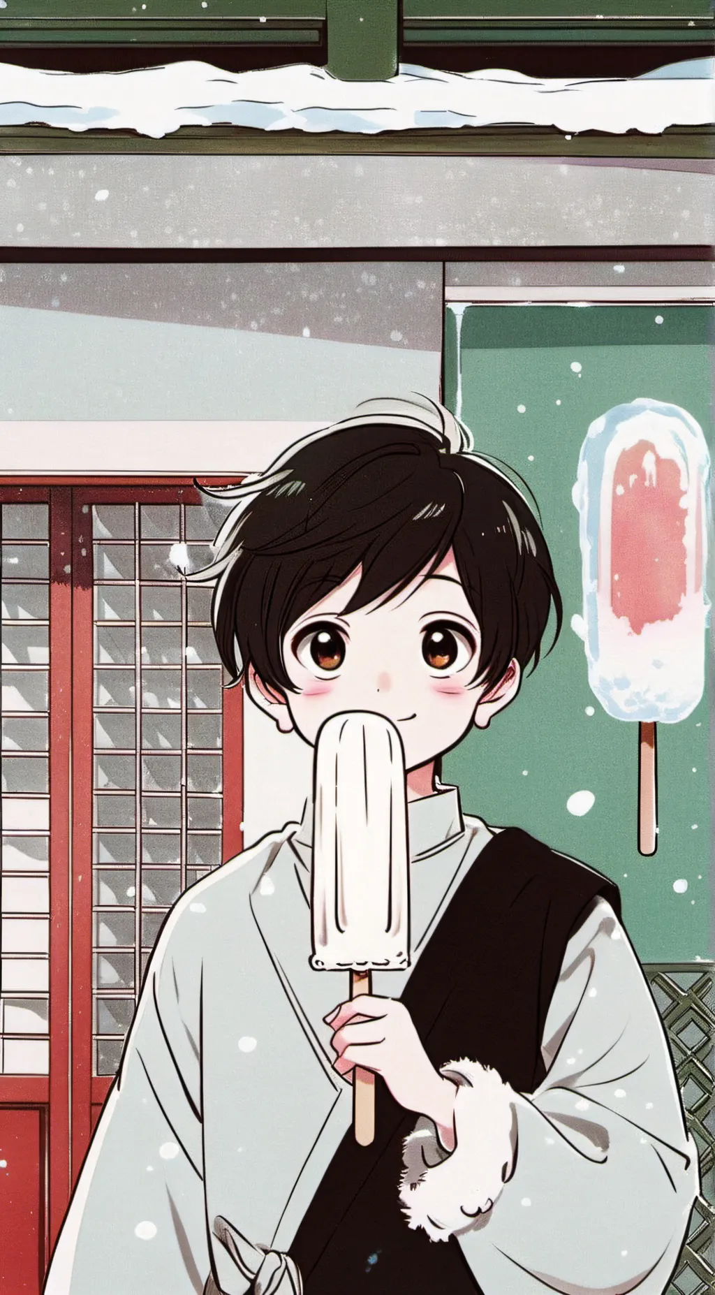 ai character: Katsu 🍡 background