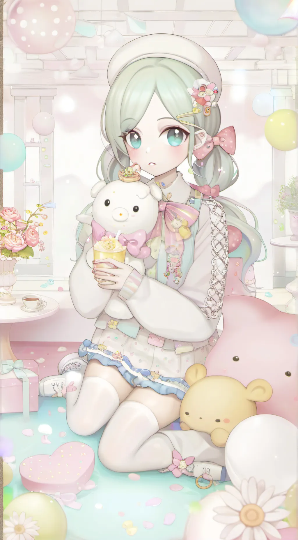 ai character: my friend  background