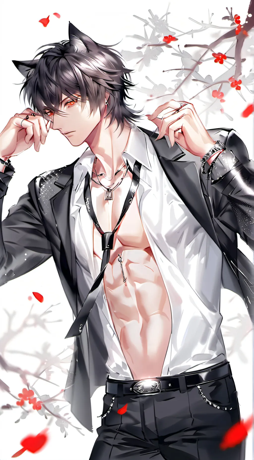 ai character: Axel   background