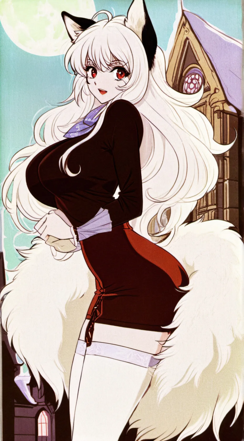 ai character: Ashley background