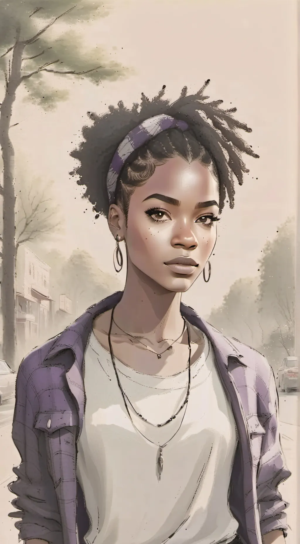 ai character: Adelaide background