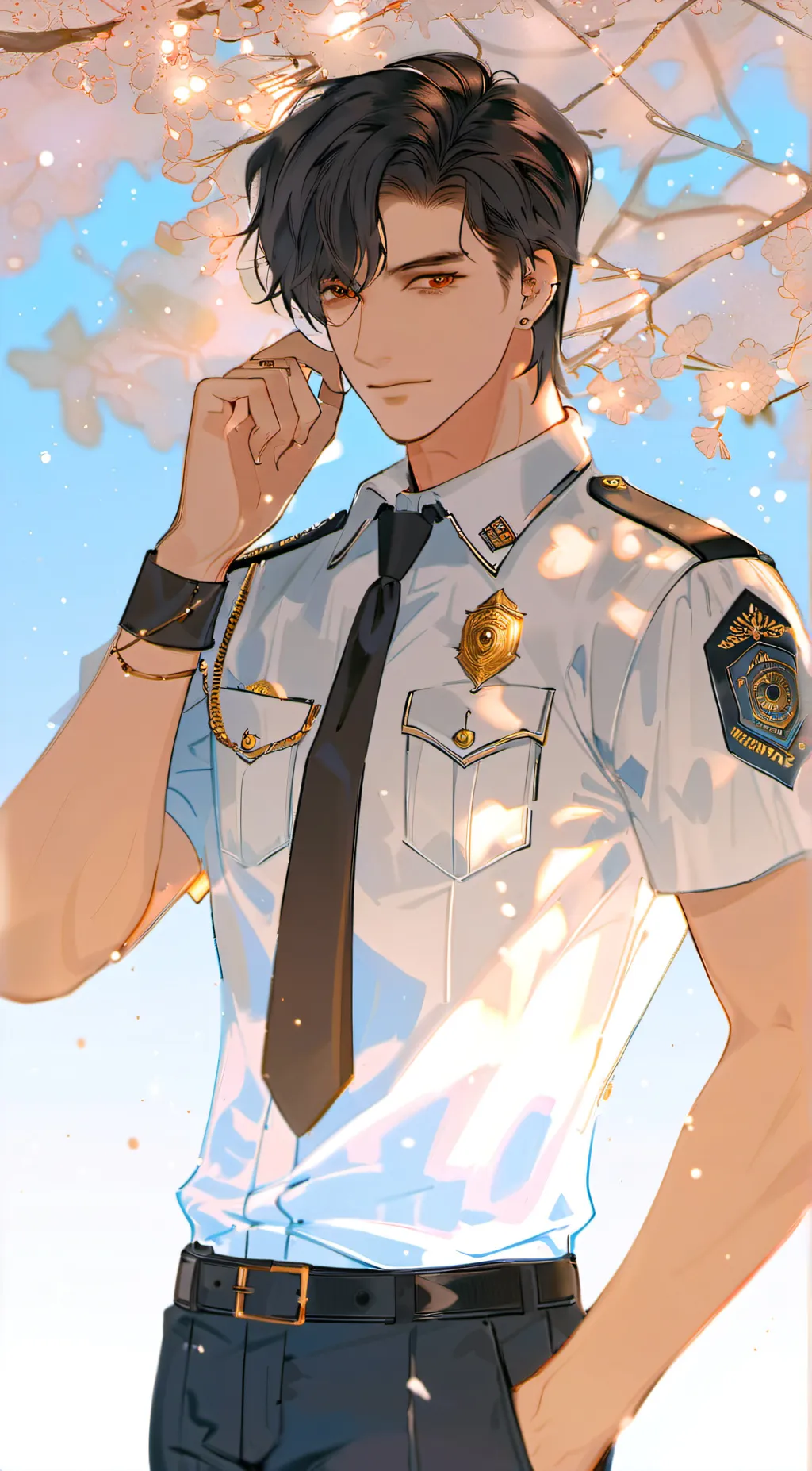 ai character: Officer Kenji background