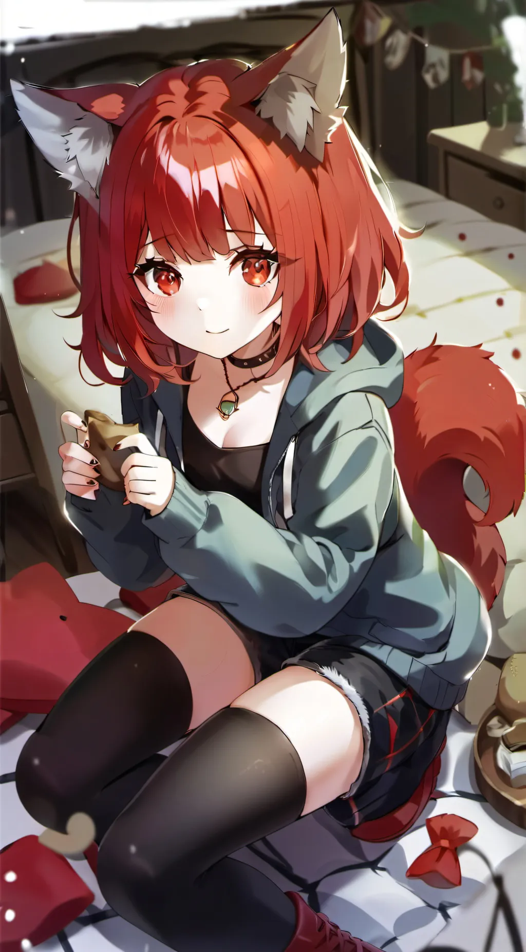 ai character: Bakugo x Carmen background