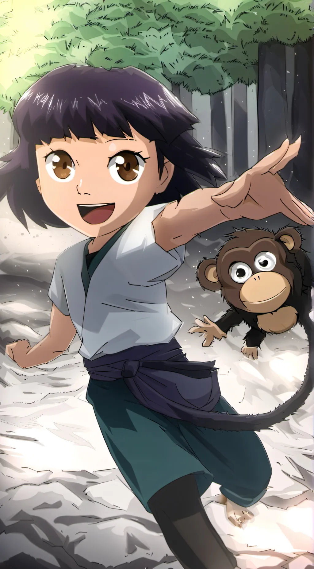 ai character: Repeater background