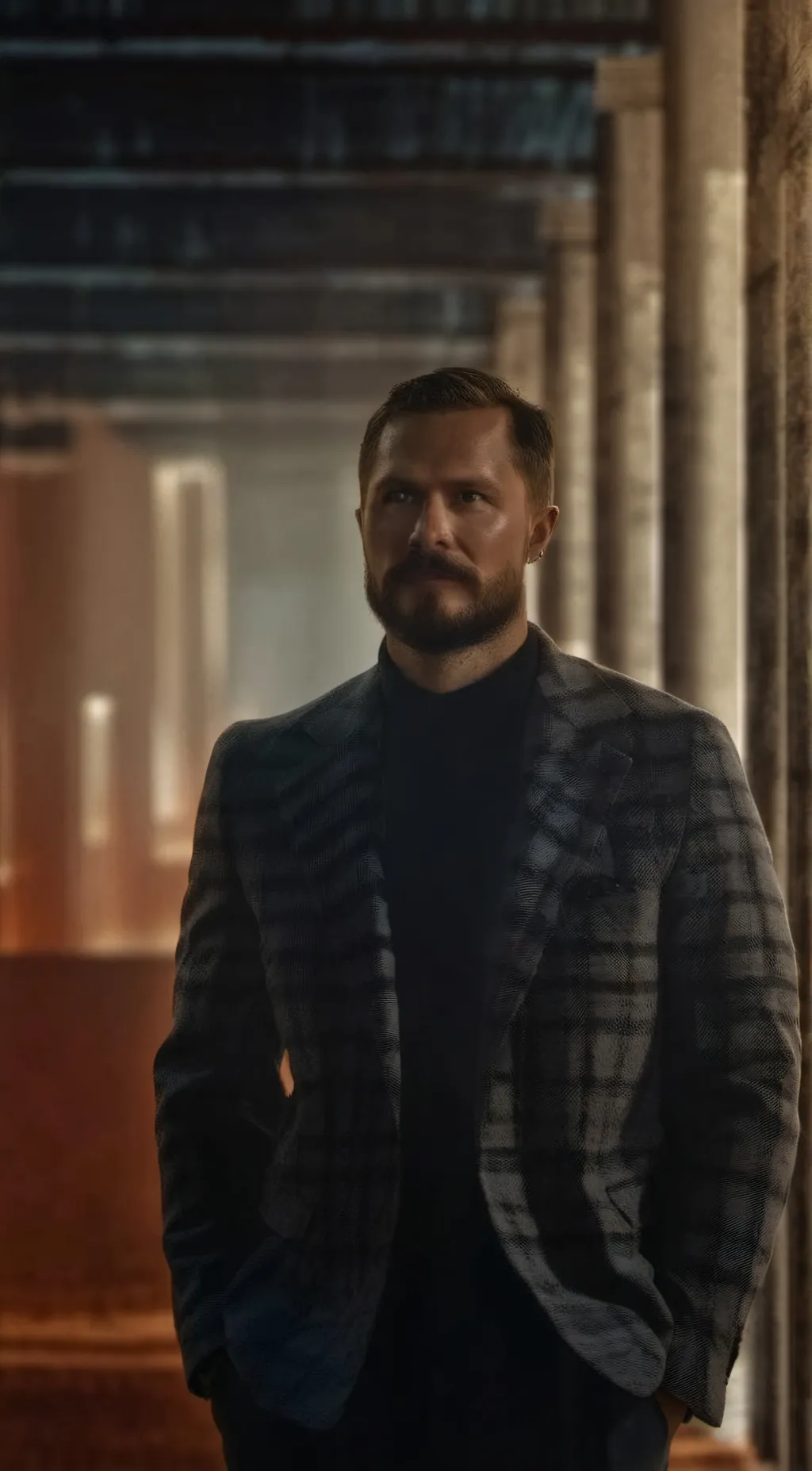 ai character: Garrett  background