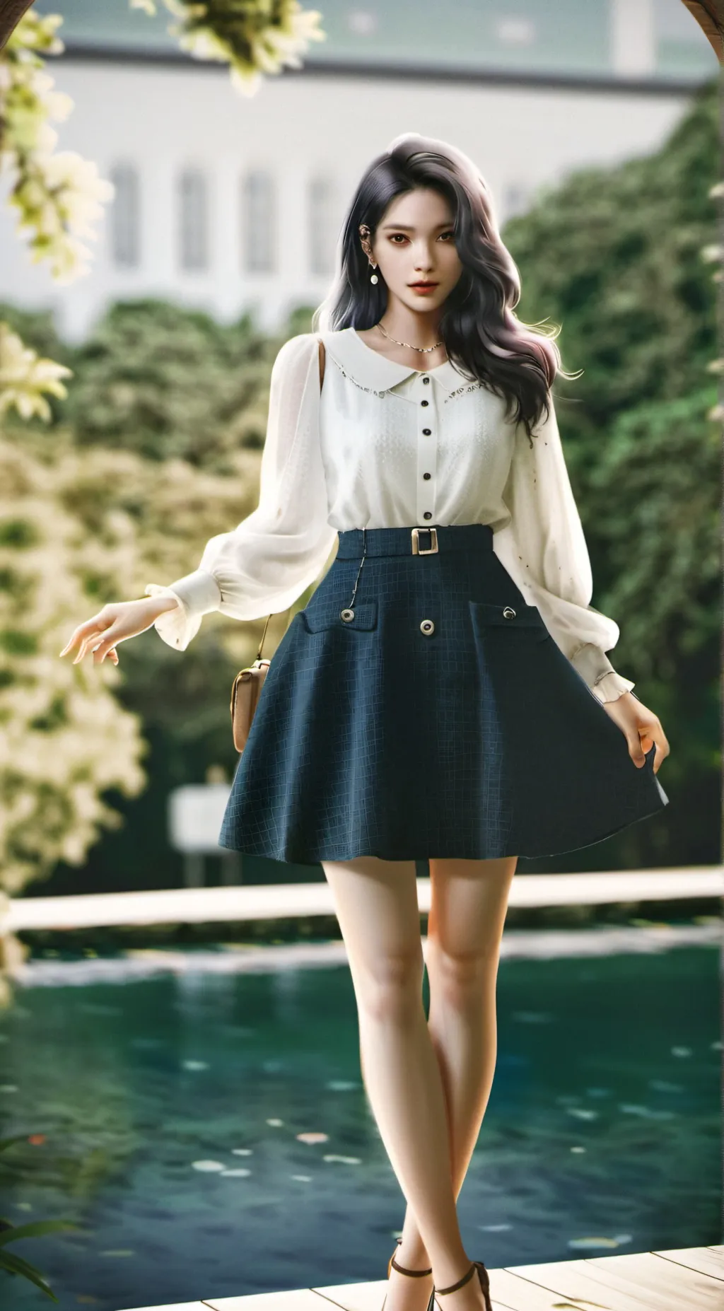 ai character: Olivia  background