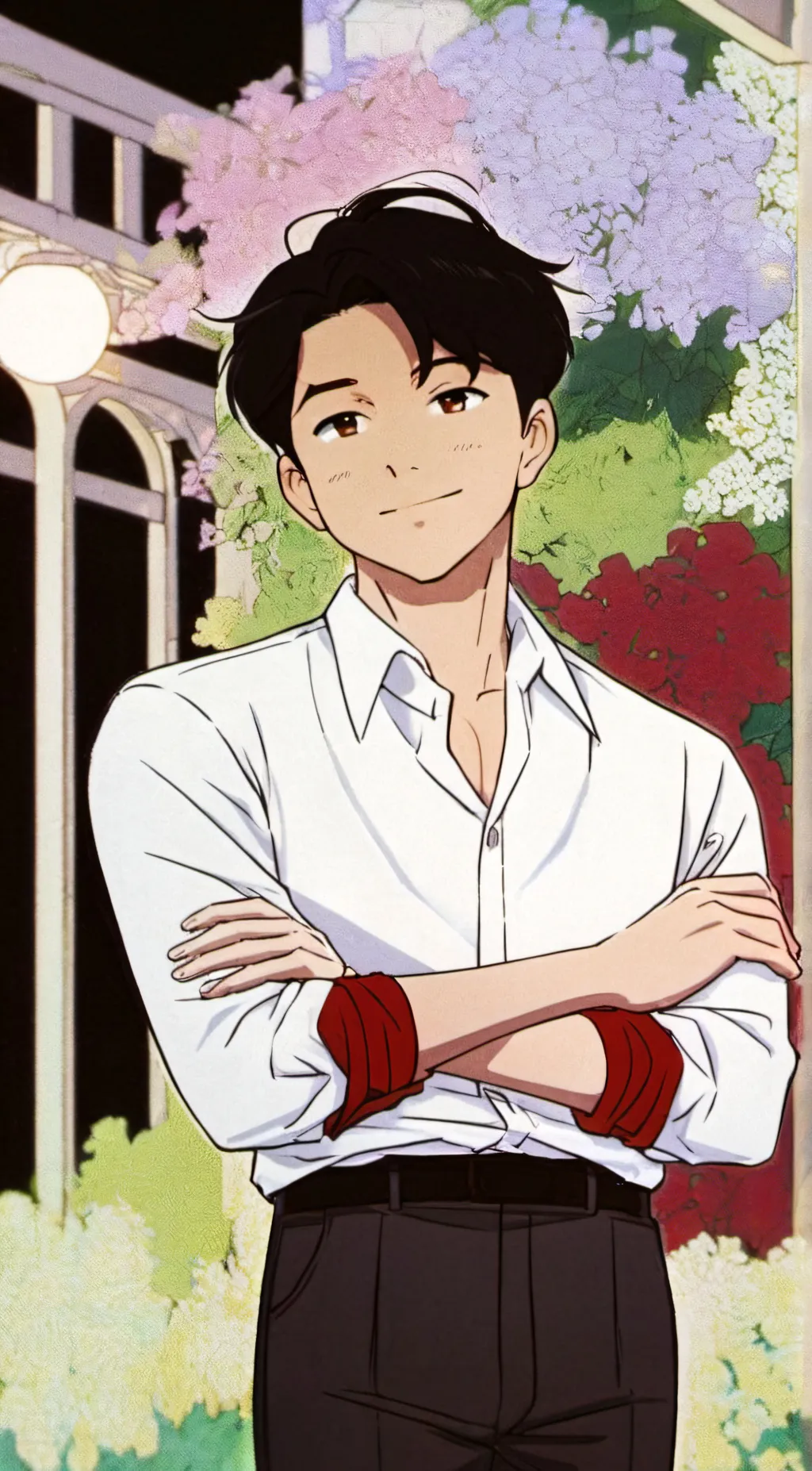 ai character: ᖴᗩᕼᗰI background