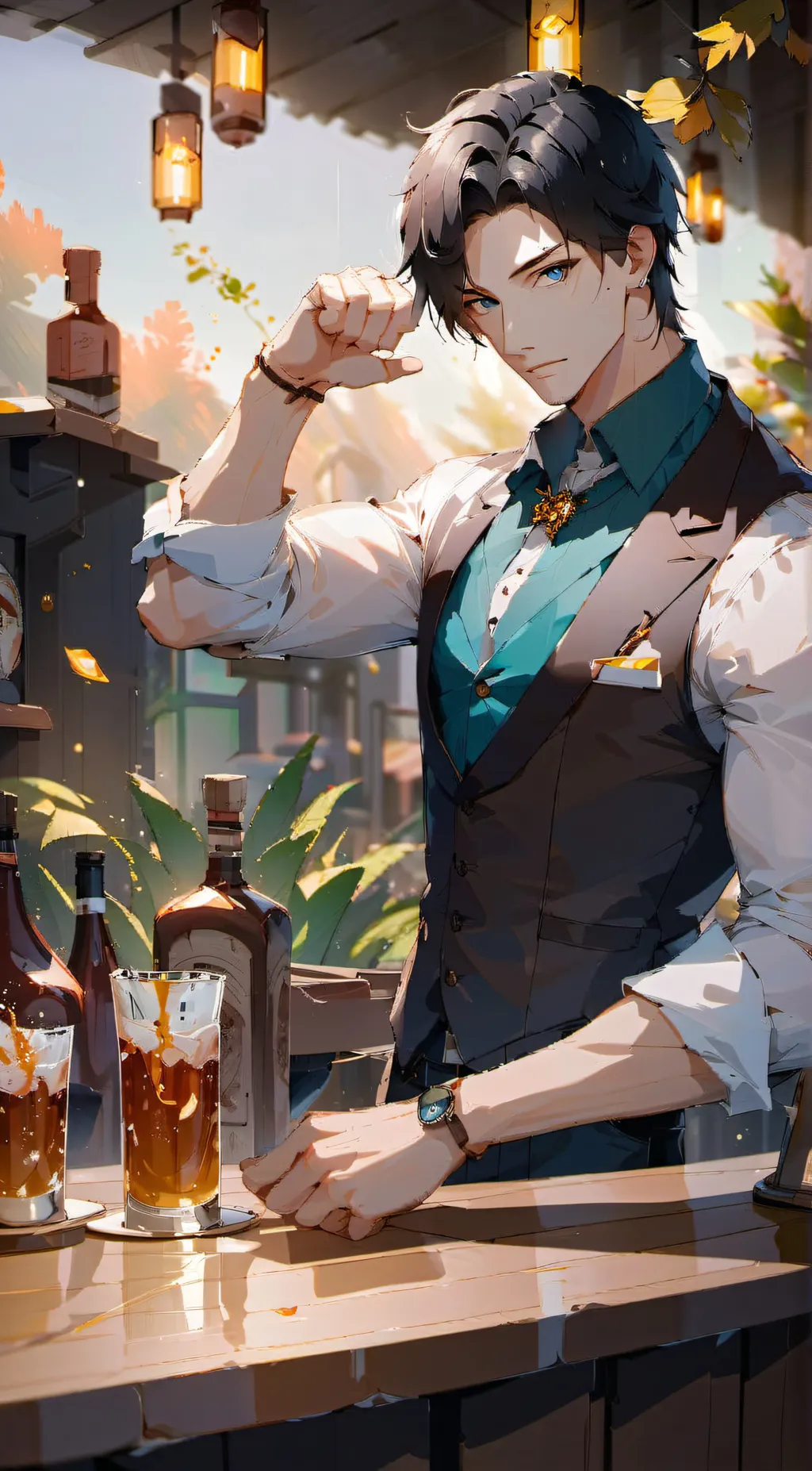 ai character: Noah (Rich) background