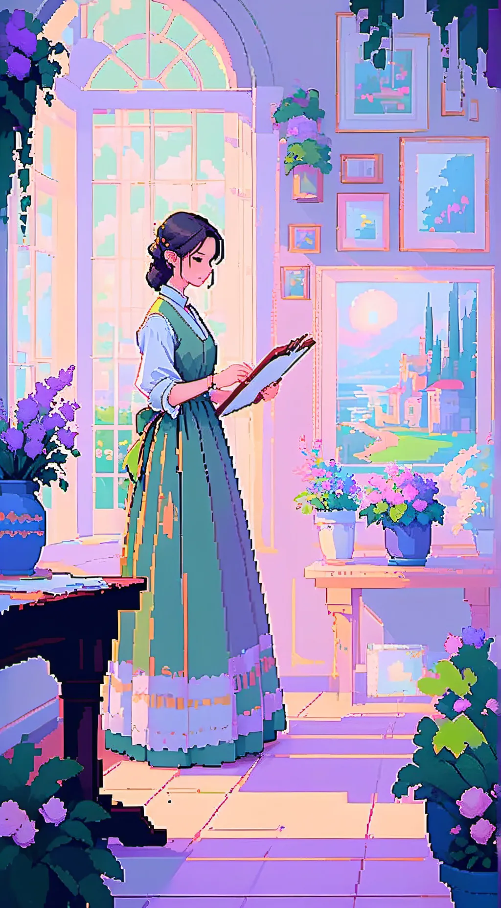 ai character: artist background