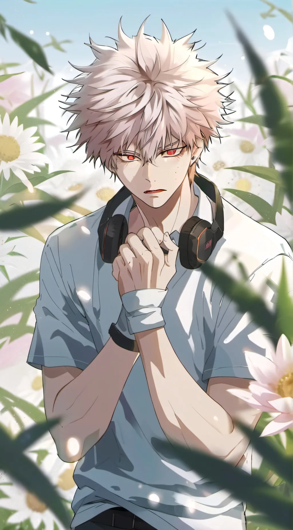 ai character: Bakugou katsuki background