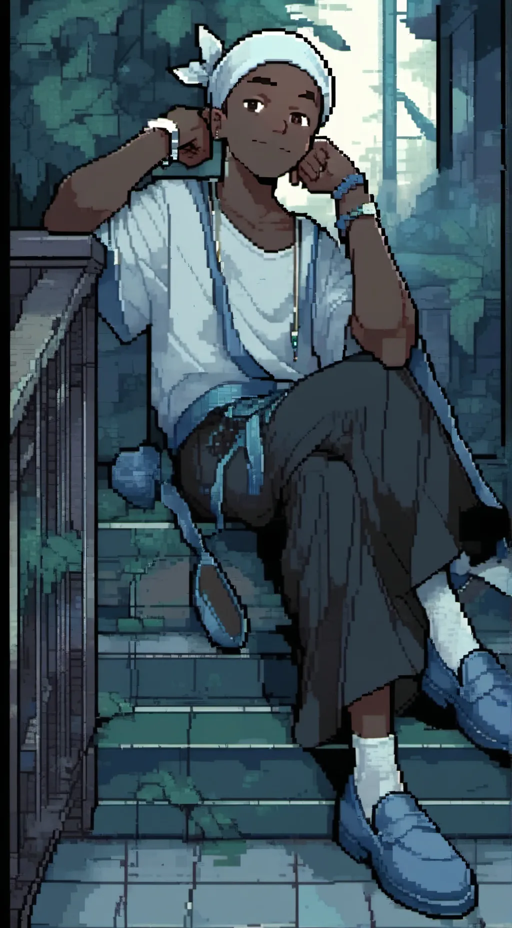 ai character: Flip flop dude 😂 background