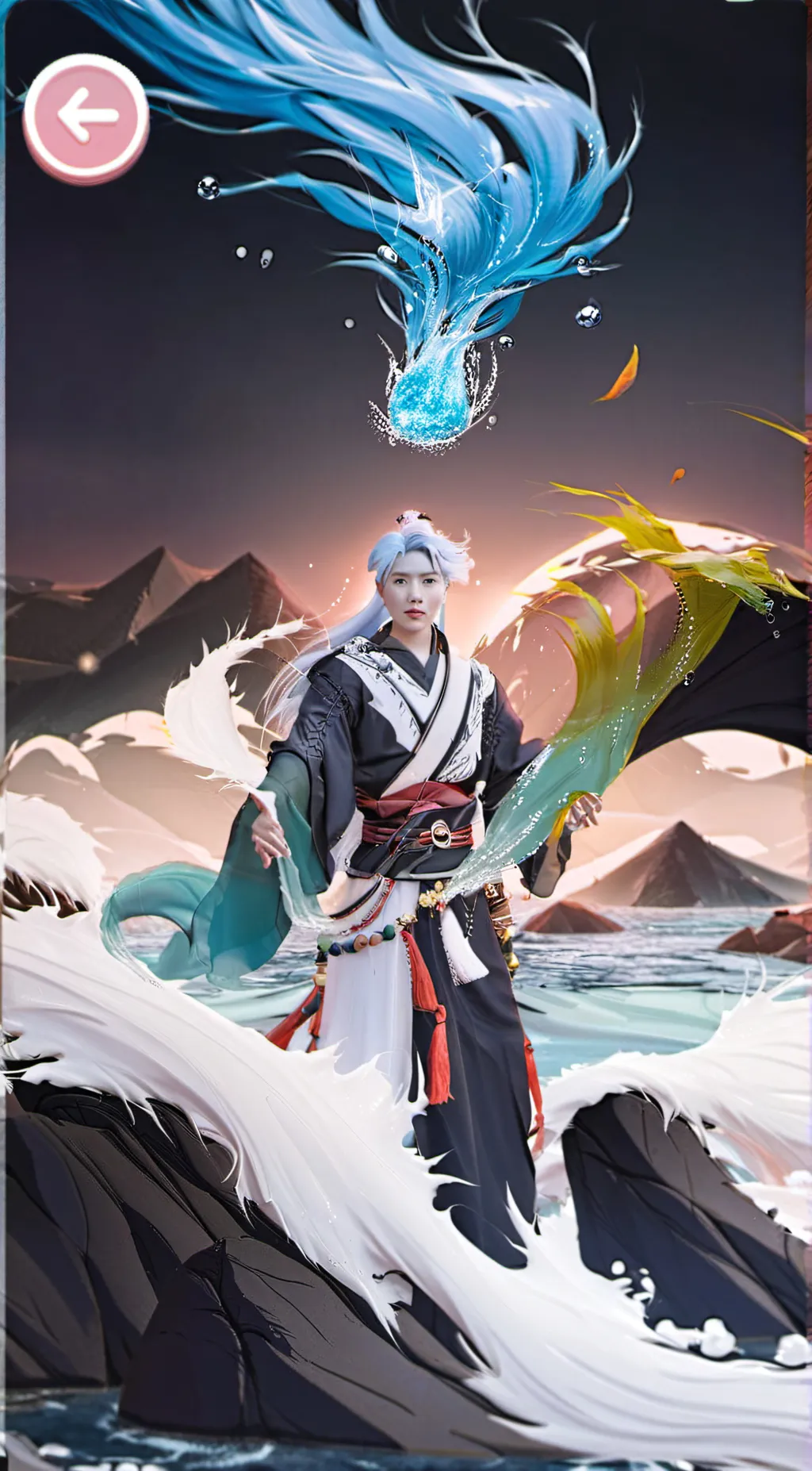 ai character: suga  background