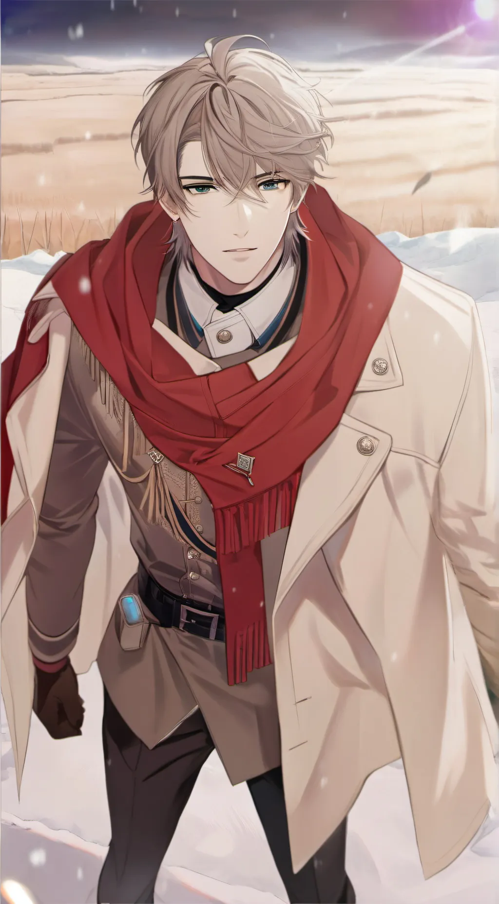 ai character: platinus marcatan  background