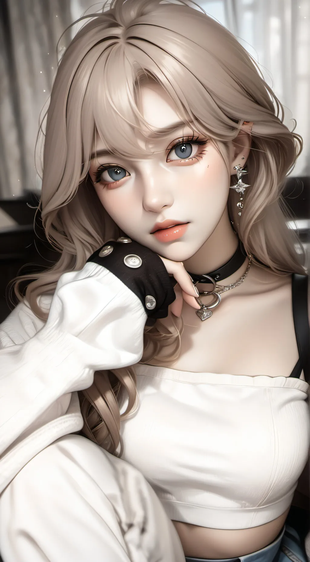 ai character: Rebecca marcatan  background