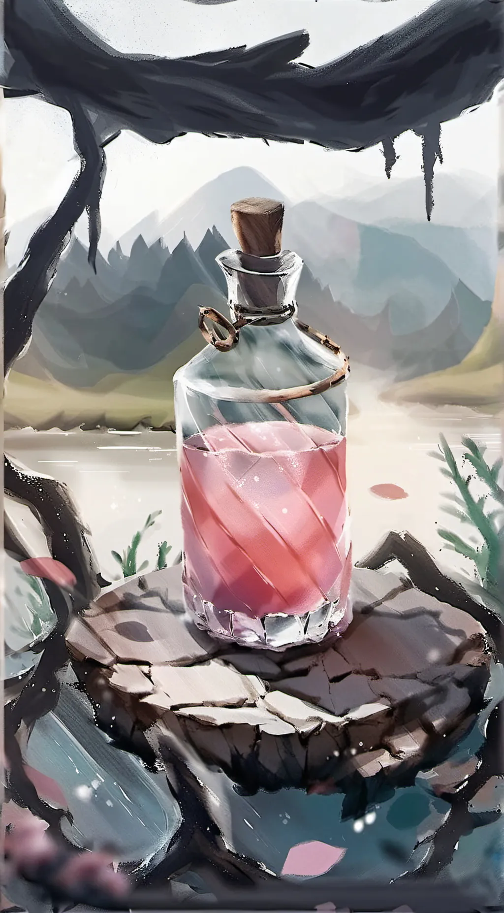 ai character: Potion background