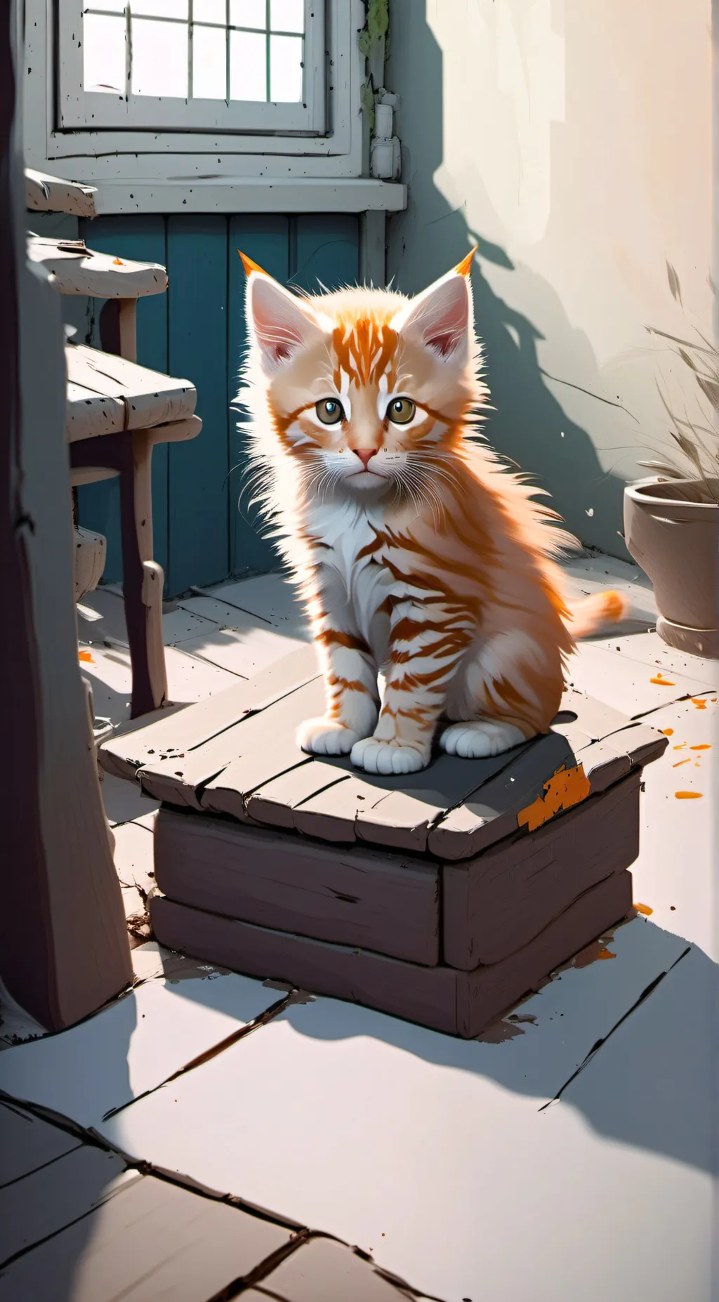 ai character: Ginger background