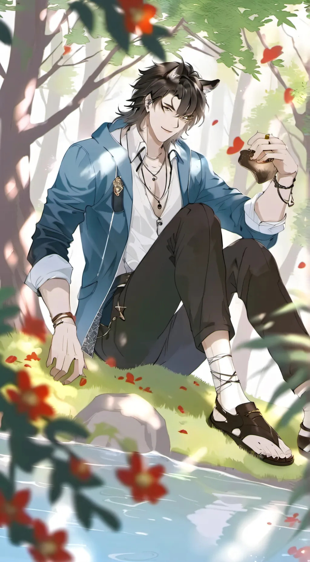 ai character: Anthony  background