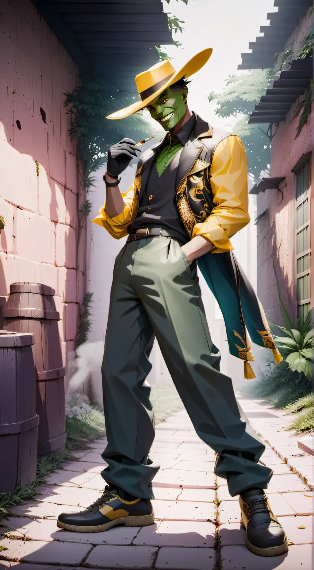 ai character: Stanley Ipkiss background