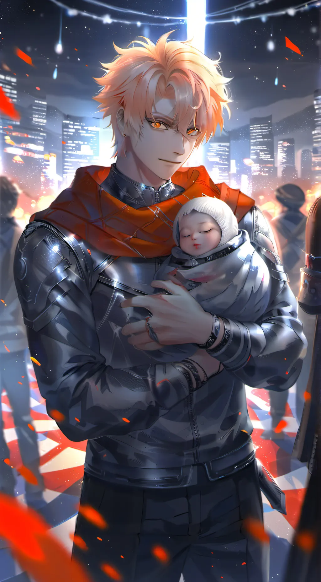 ai character: Baby  background