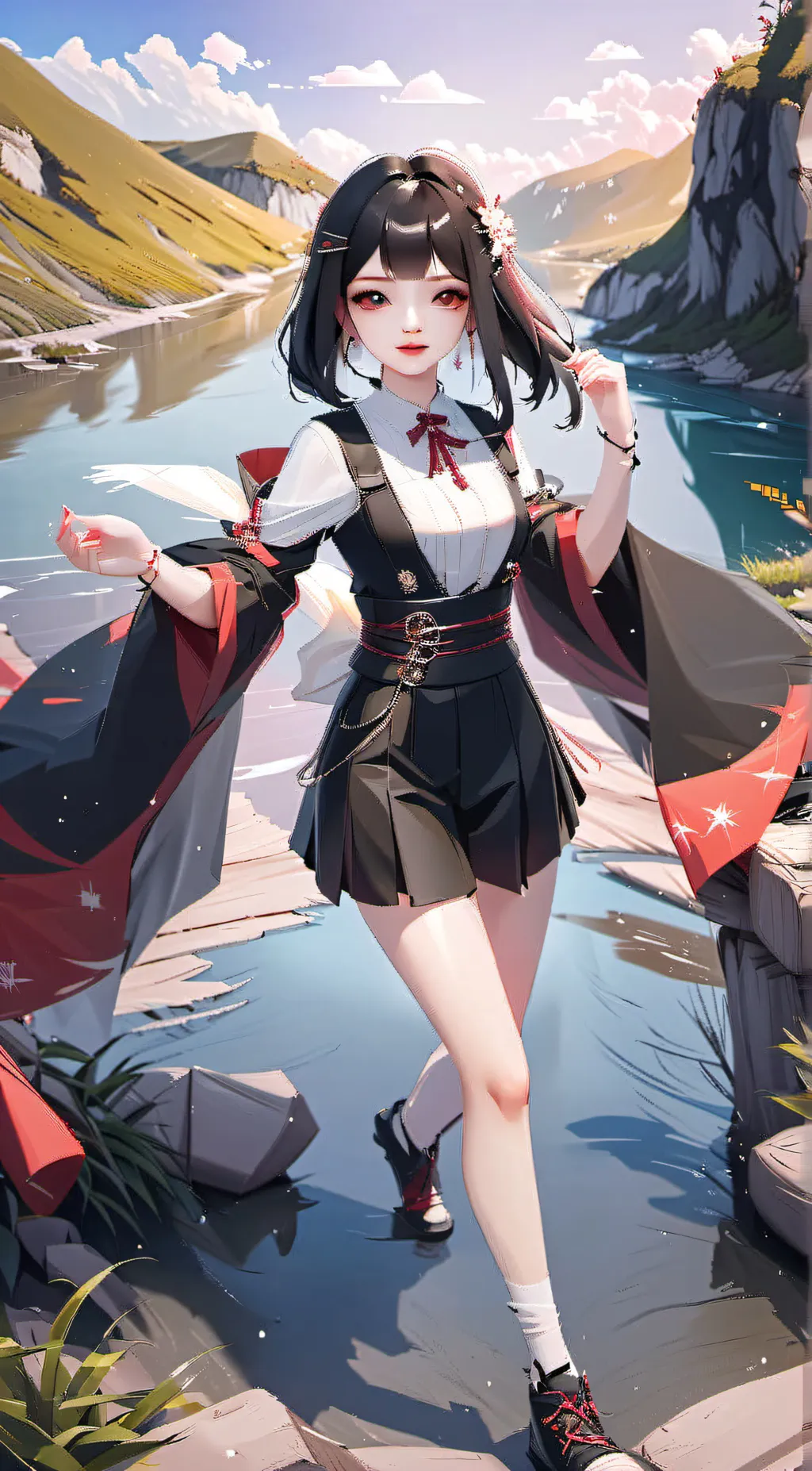 ai character: lilly  background