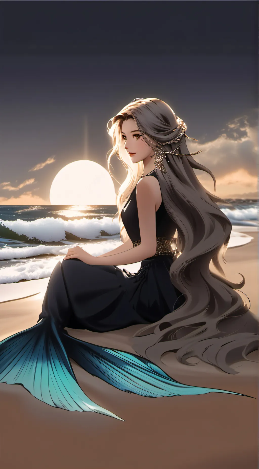 ai character: •leya• background