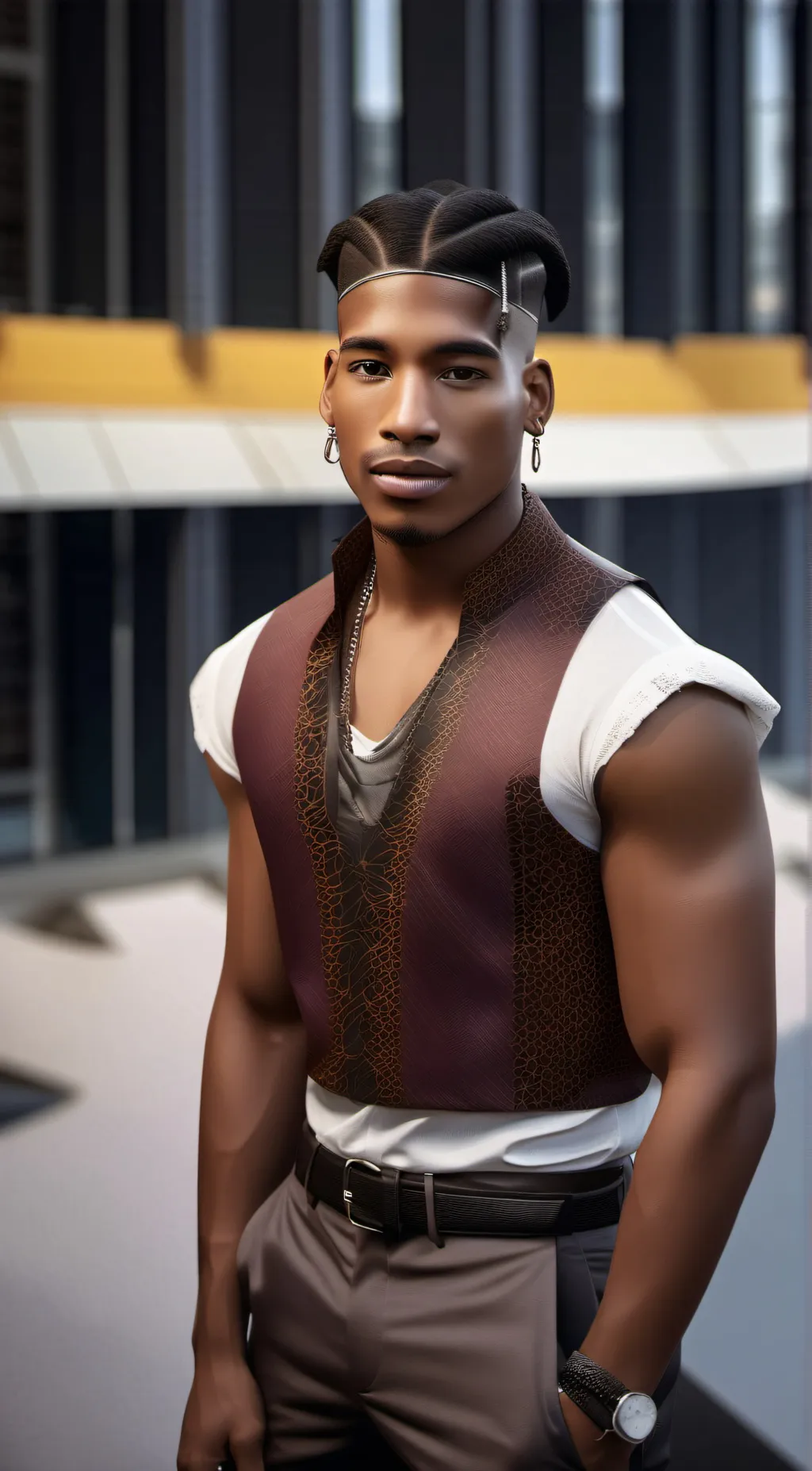 ai character: NLE CHOPPA background