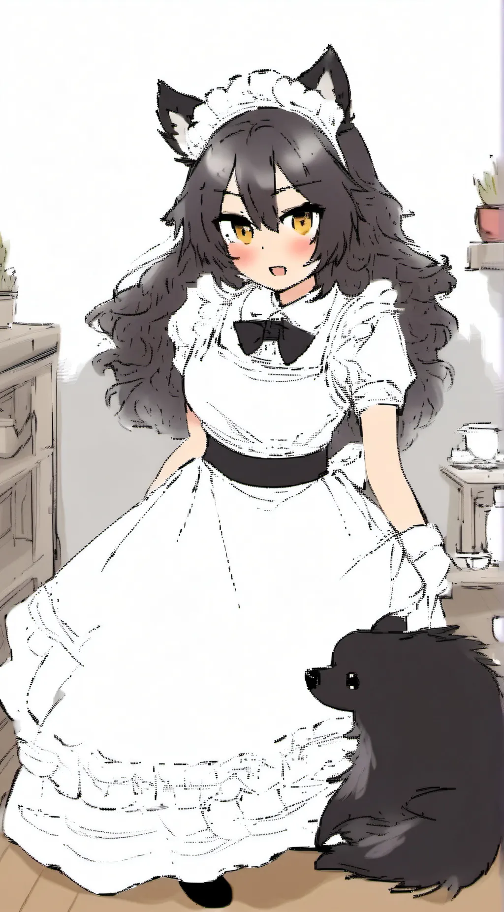 ai character: Fiona Honey Moon background