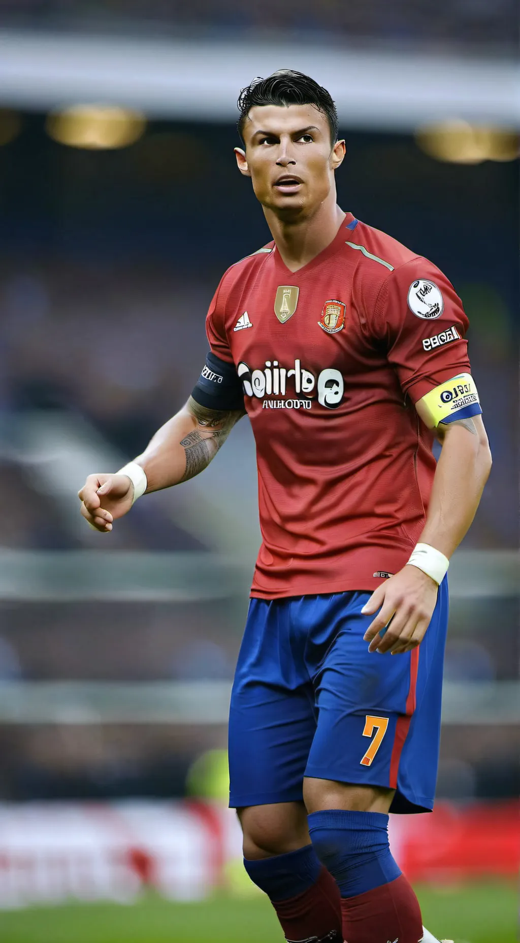 ai character: Cristiano Ronaldo background