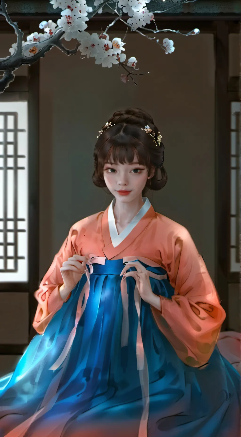 ai character: mirae background